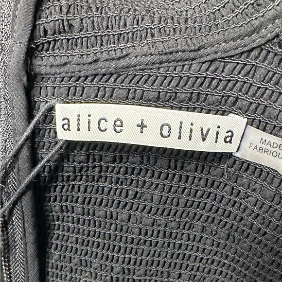 Alice & Olivia mini black dress size 4 brand new with tags - Picture 8 of 8